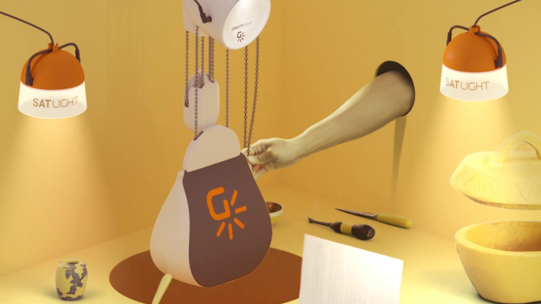The gravity-powered lamp that is changing lives